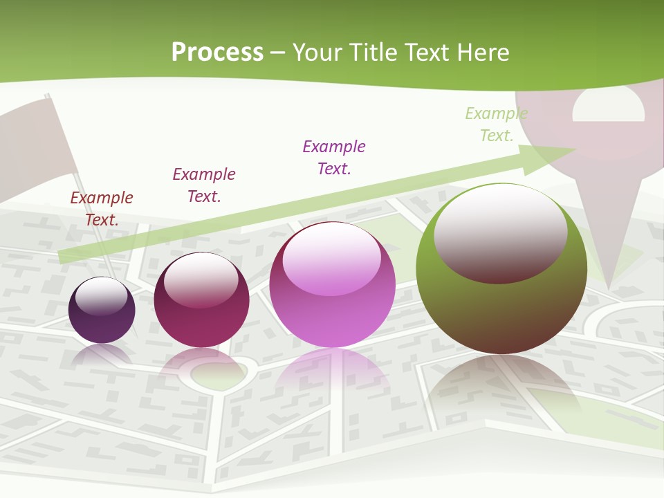 Global Cityscape Downtown PowerPoint Template