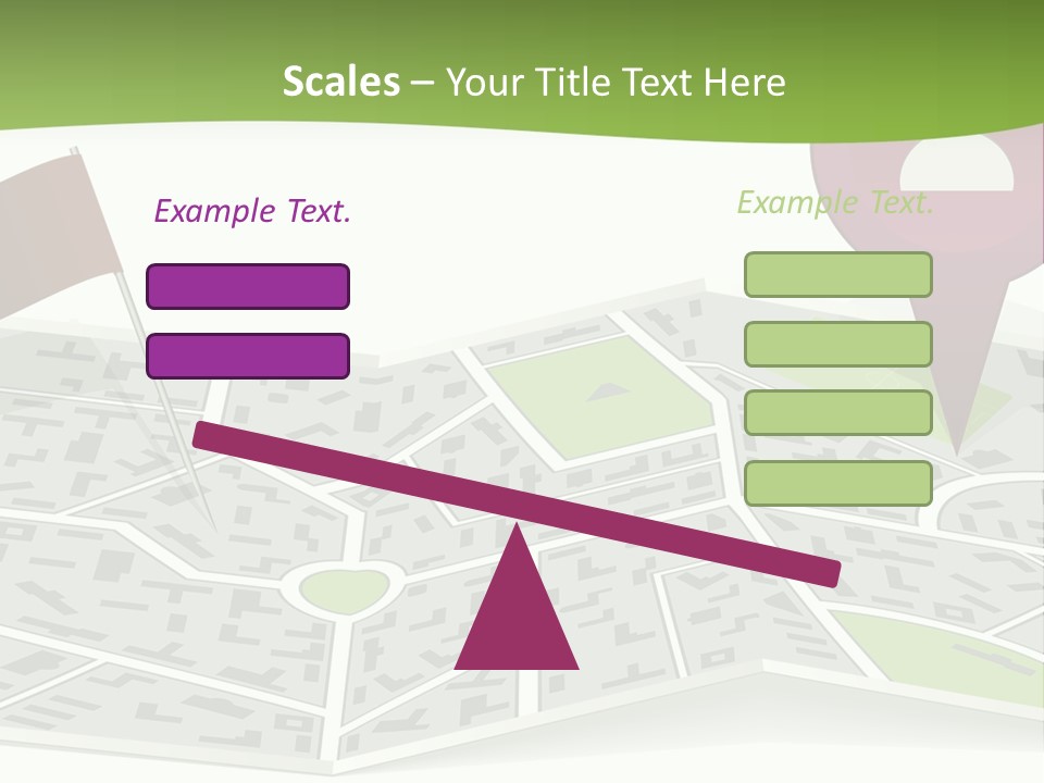 Global Cityscape Downtown PowerPoint Template