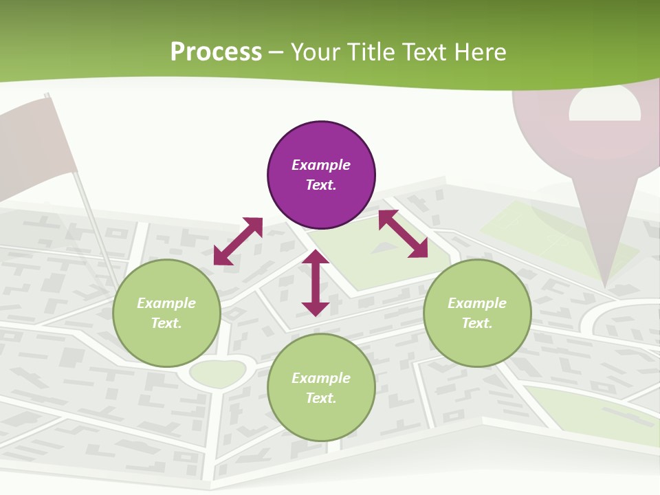 Global Cityscape Downtown PowerPoint Template