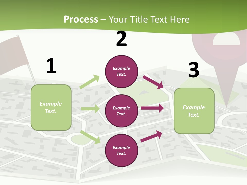 Global Cityscape Downtown PowerPoint Template