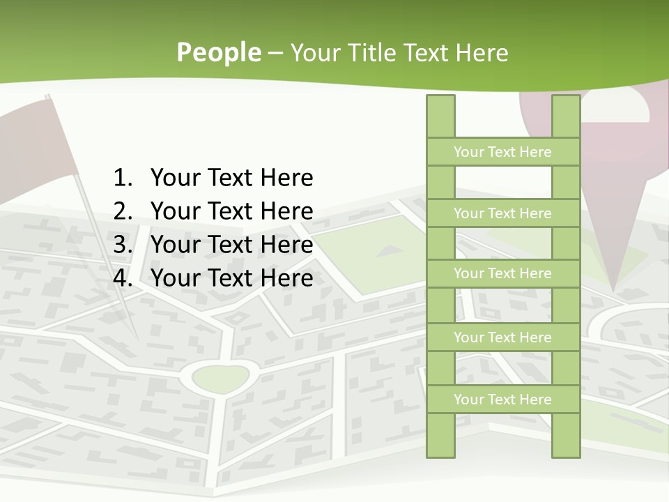 Global Cityscape Downtown PowerPoint Template