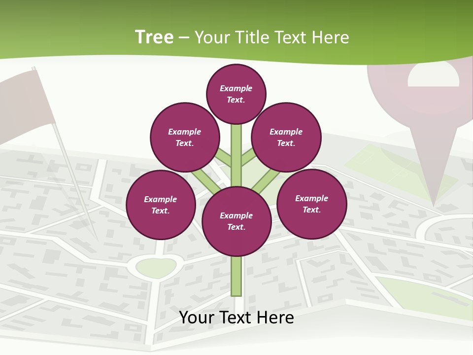 Global Cityscape Downtown PowerPoint Template