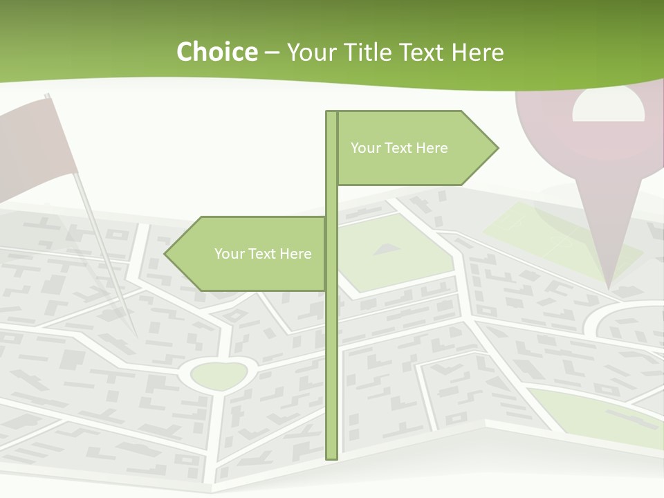 Global Cityscape Downtown PowerPoint Template