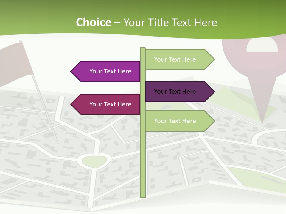 Global Cityscape Downtown PowerPoint Template