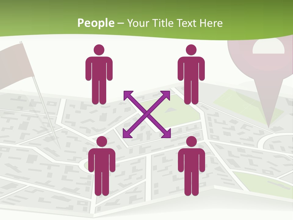 Global Cityscape Downtown PowerPoint Template