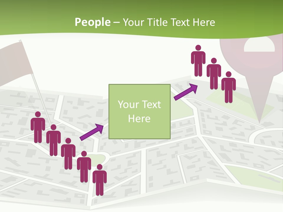 Global Cityscape Downtown PowerPoint Template
