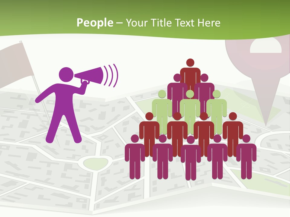 Global Cityscape Downtown PowerPoint Template