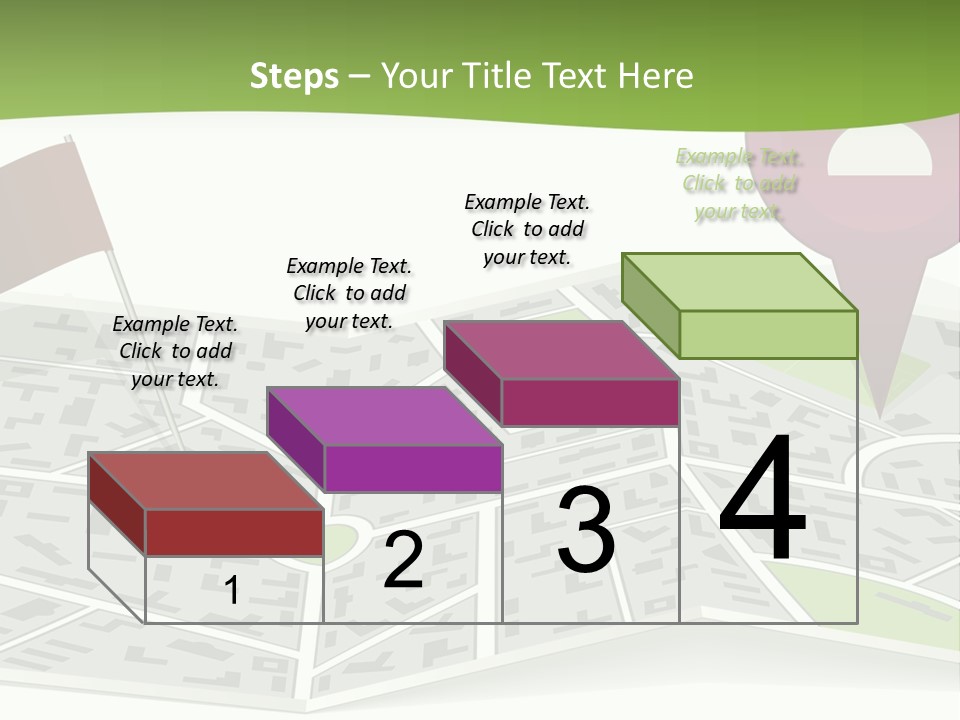 Global Cityscape Downtown PowerPoint Template