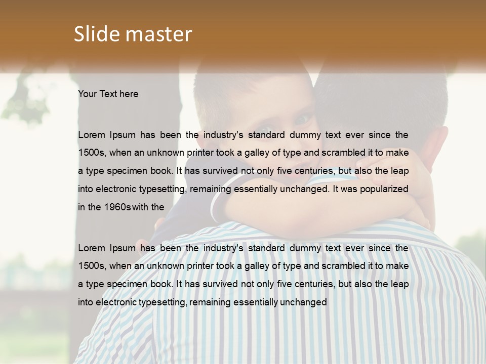 Architect Town Illustration PowerPoint Template