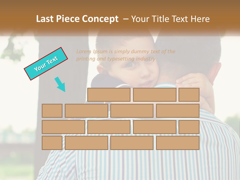 Architect Town Illustration PowerPoint Template