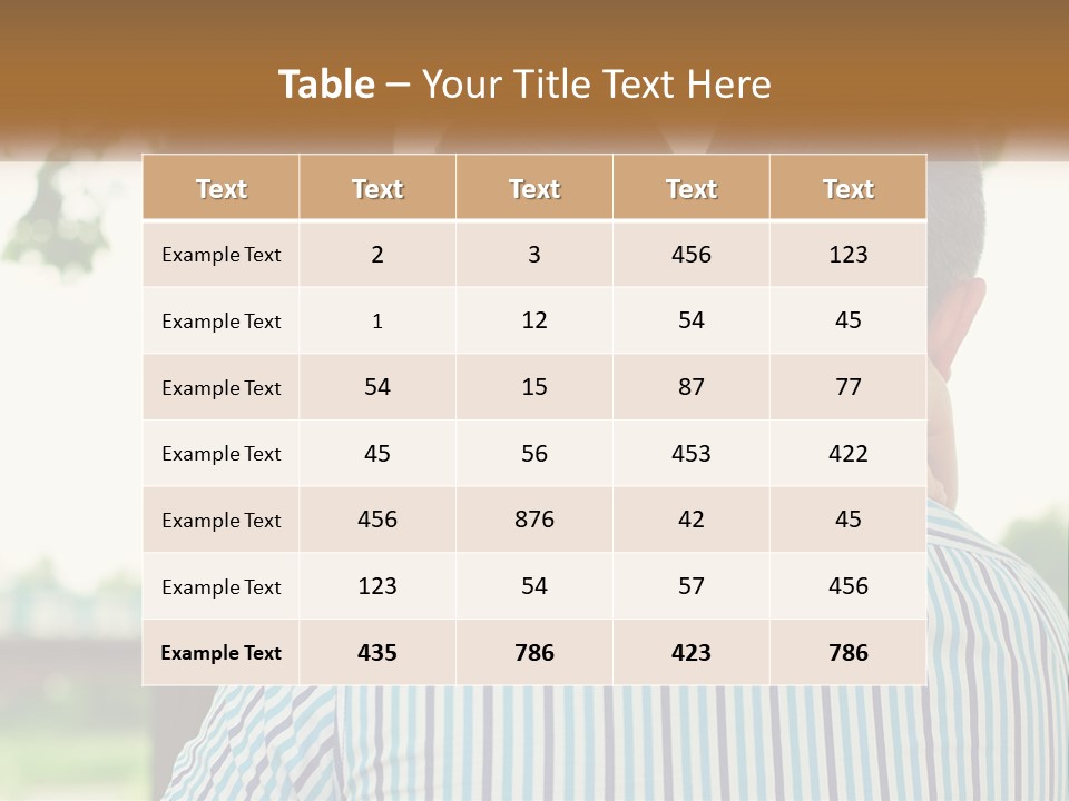 Architect Town Illustration PowerPoint Template