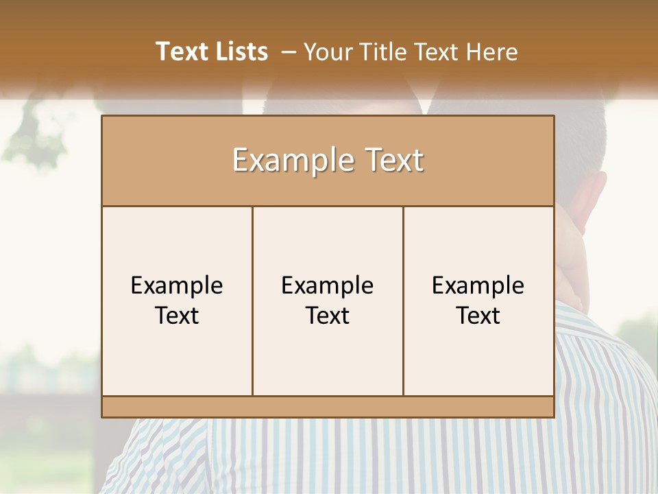 Architect Town Illustration PowerPoint Template