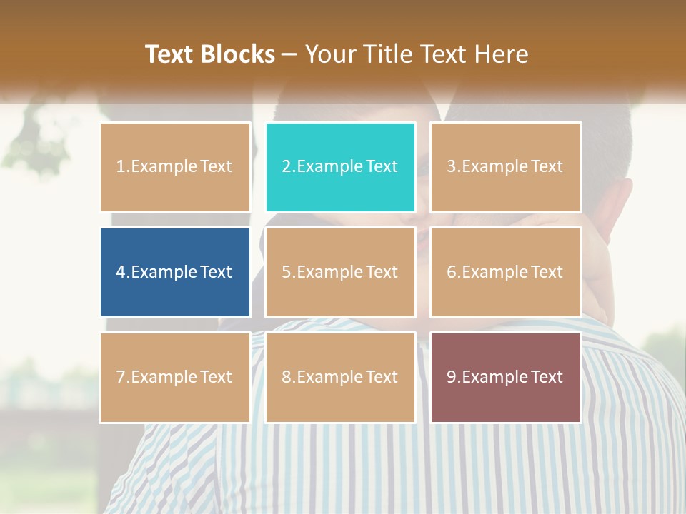 Architect Town Illustration PowerPoint Template