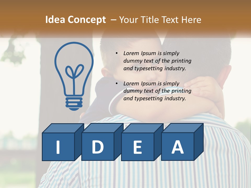 Architect Town Illustration PowerPoint Template