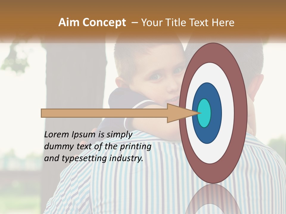 Architect Town Illustration PowerPoint Template