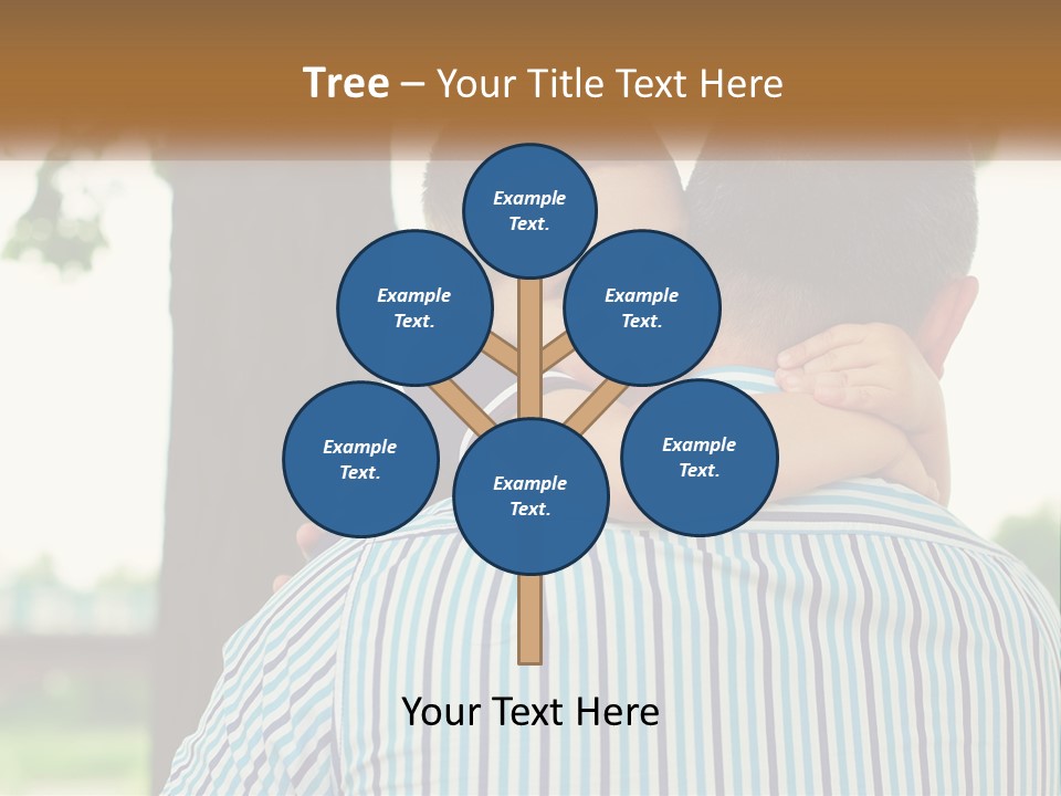 Architect Town Illustration PowerPoint Template