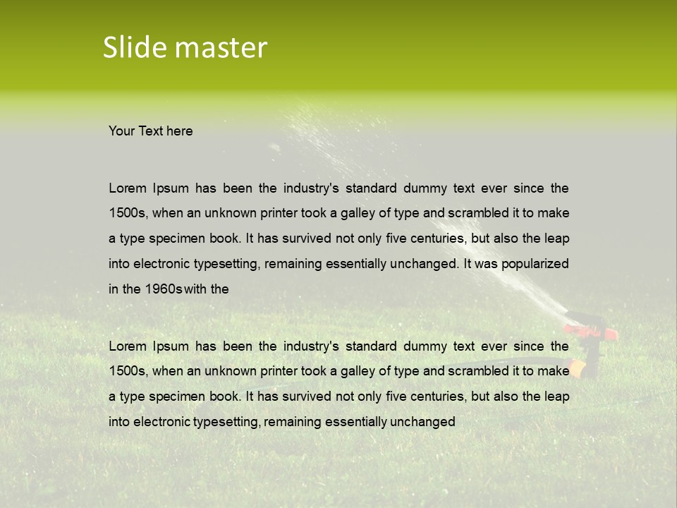 Background Tall Global PowerPoint Template