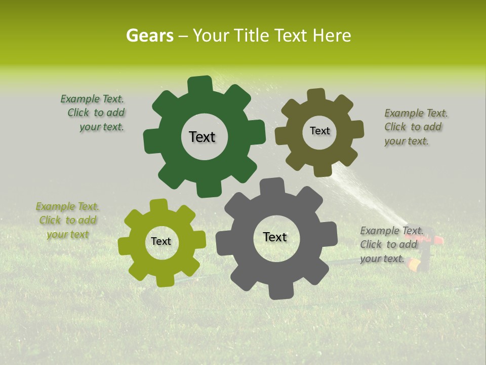 Background Tall Global PowerPoint Template