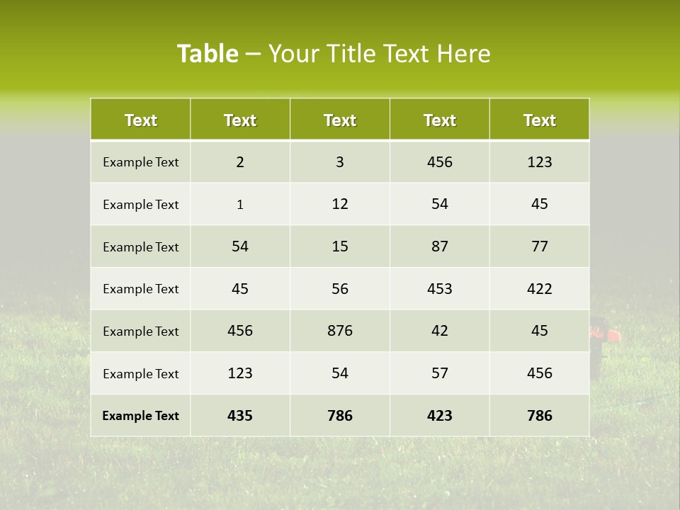 Background Tall Global PowerPoint Template