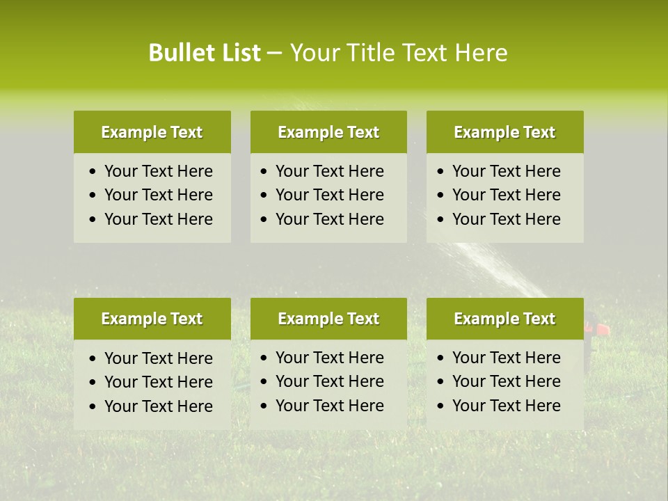 Background Tall Global PowerPoint Template