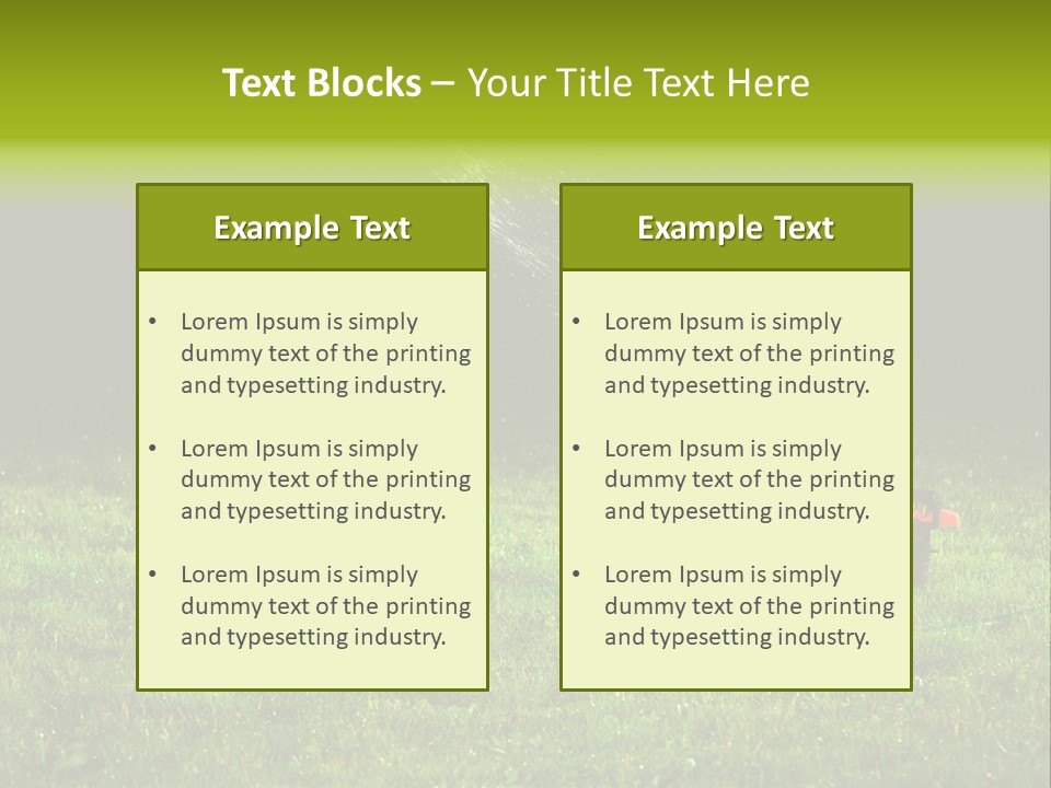 Background Tall Global PowerPoint Template