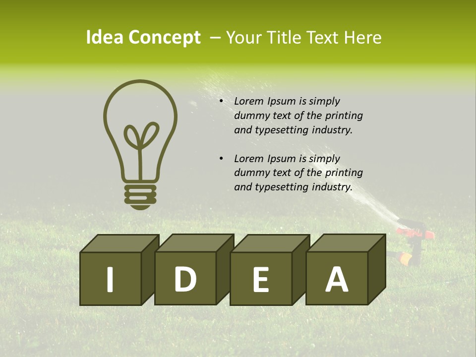 Background Tall Global PowerPoint Template