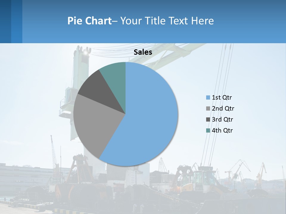 House Illustration Downtown PowerPoint Template
