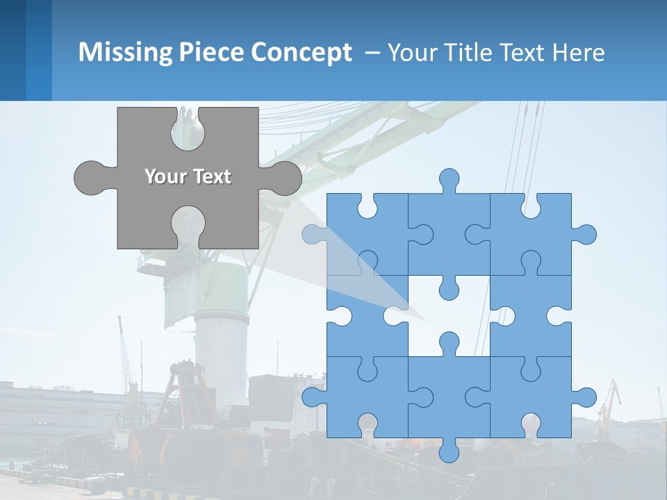 House Illustration Downtown PowerPoint Template