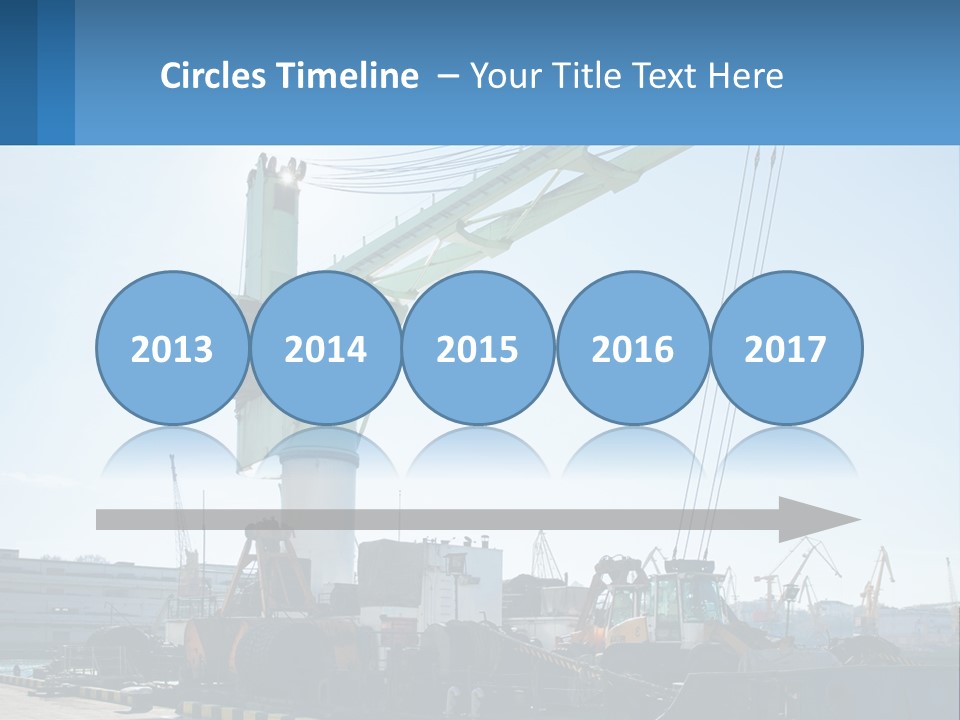 House Illustration Downtown PowerPoint Template