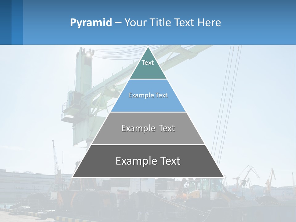 House Illustration Downtown PowerPoint Template