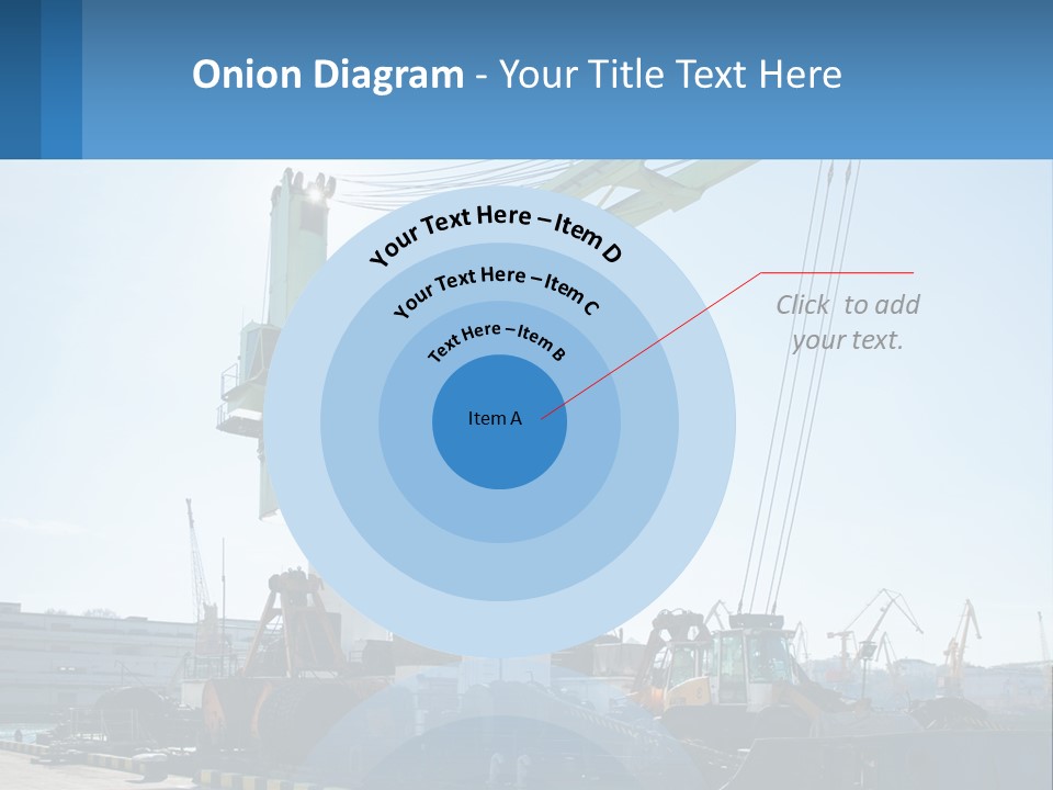 House Illustration Downtown PowerPoint Template