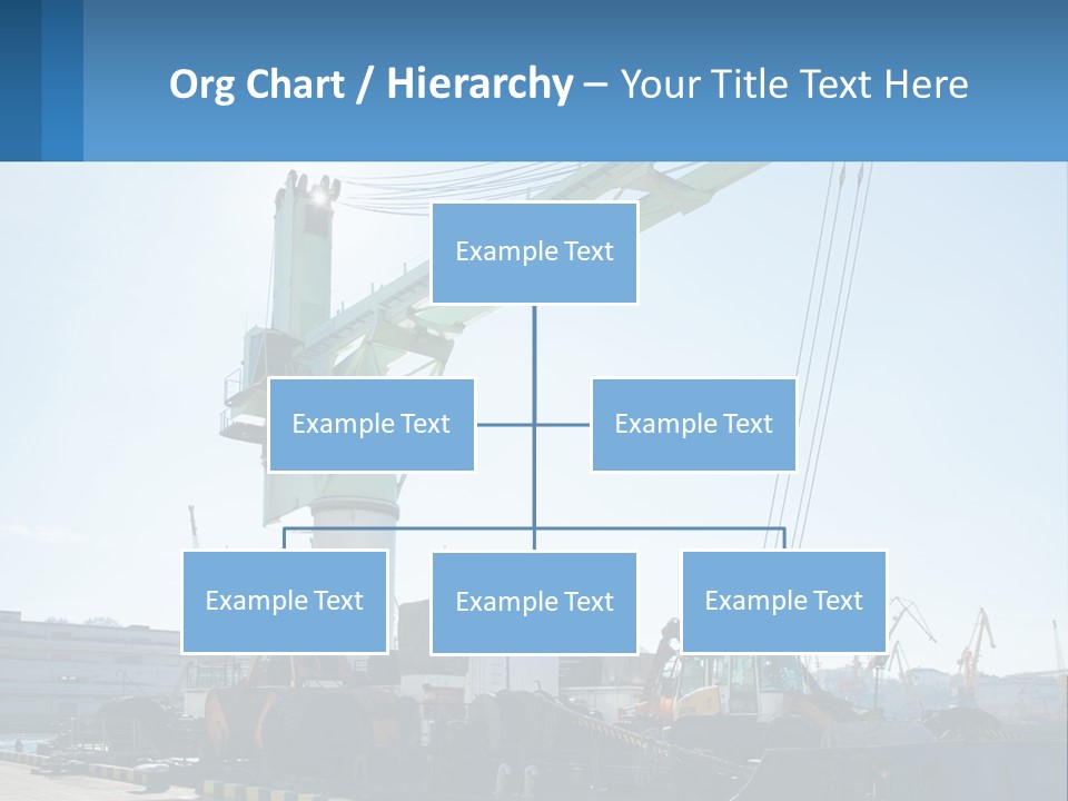 House Illustration Downtown PowerPoint Template