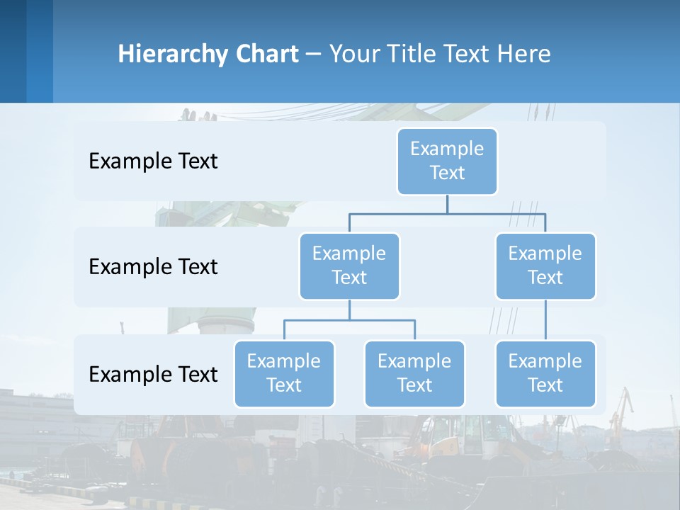 House Illustration Downtown PowerPoint Template