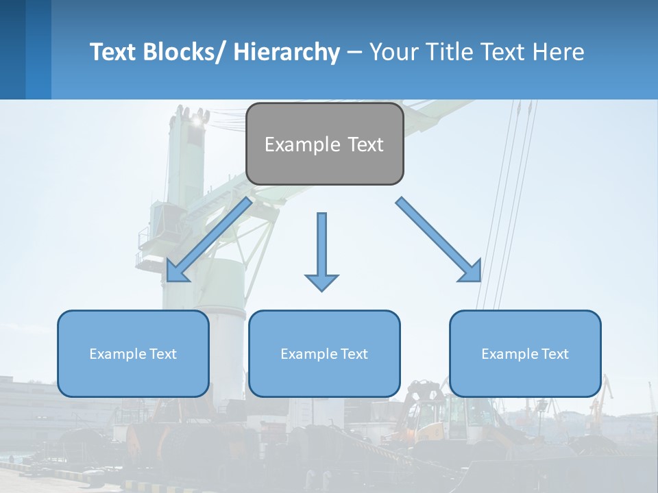 House Illustration Downtown PowerPoint Template