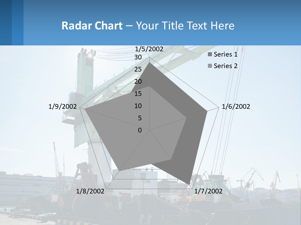 House Illustration Downtown PowerPoint Template