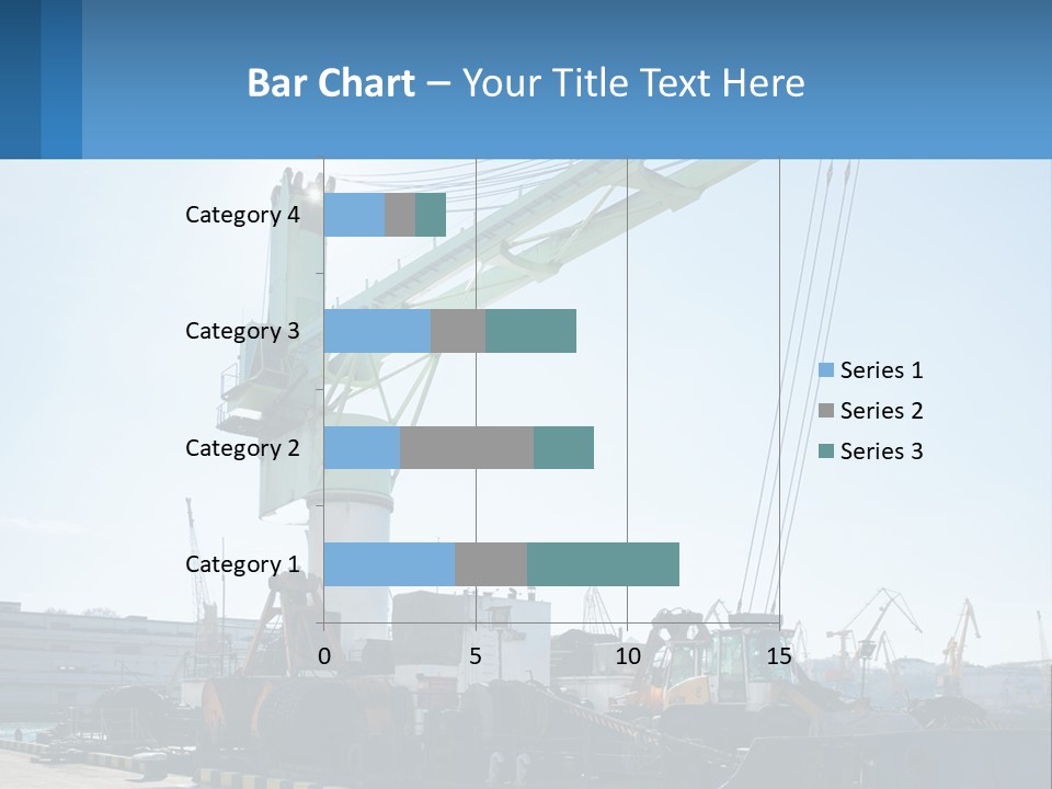 House Illustration Downtown PowerPoint Template