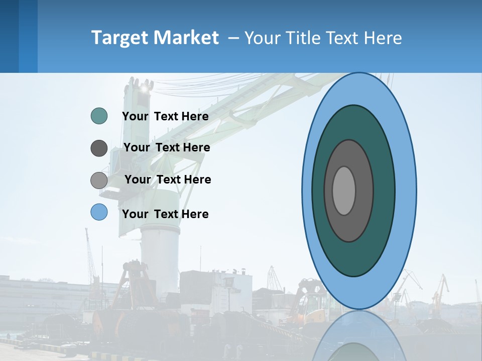 House Illustration Downtown PowerPoint Template