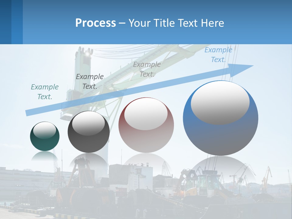 House Illustration Downtown PowerPoint Template