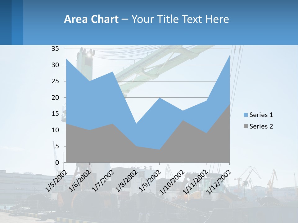 House Illustration Downtown PowerPoint Template