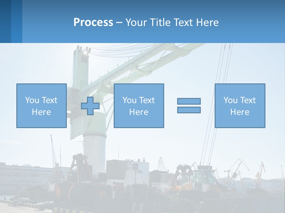 House Illustration Downtown PowerPoint Template