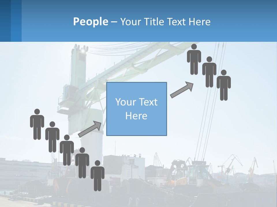 House Illustration Downtown PowerPoint Template