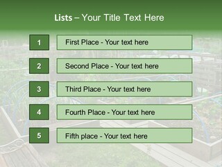 Abstract Skyscraper Tall PowerPoint Template