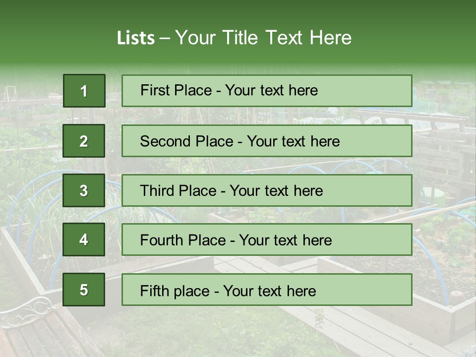Abstract Skyscraper Tall PowerPoint Template