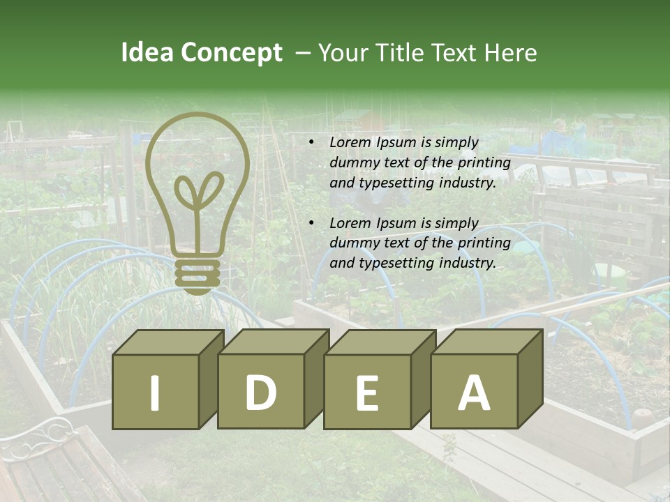 Abstract Skyscraper Tall PowerPoint Template