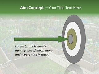 Abstract Skyscraper Tall PowerPoint Template