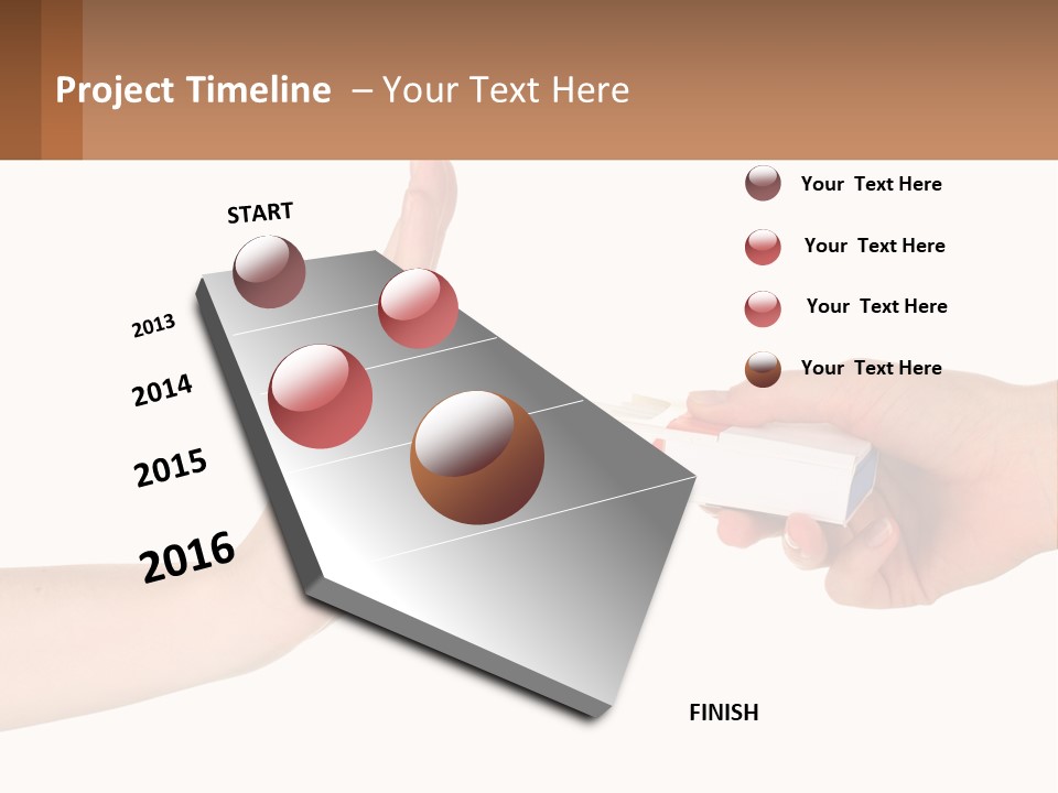 Global Ball Illustration PowerPoint Template