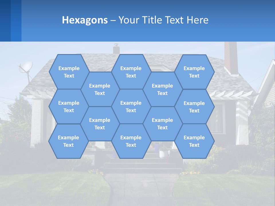 Globe Black House PowerPoint Template