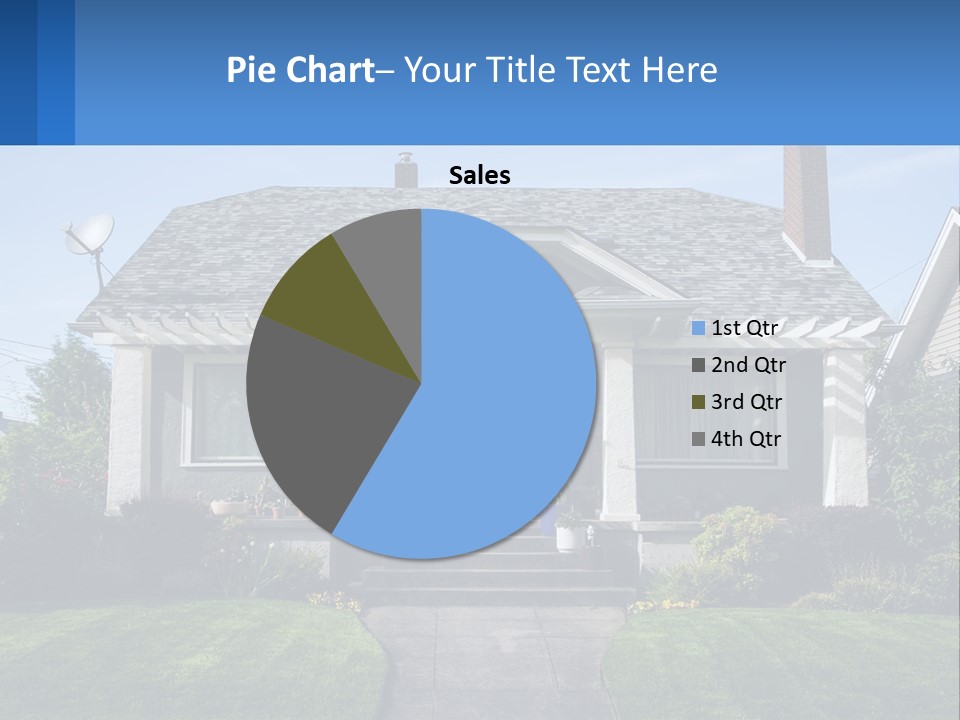 Globe Black House PowerPoint Template