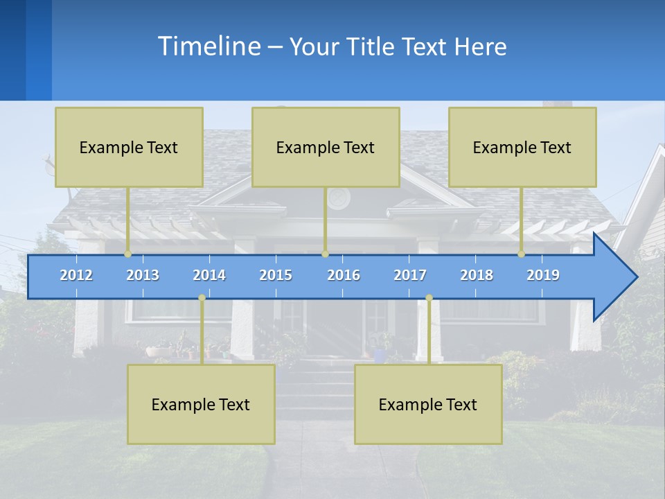 Globe Black House PowerPoint Template