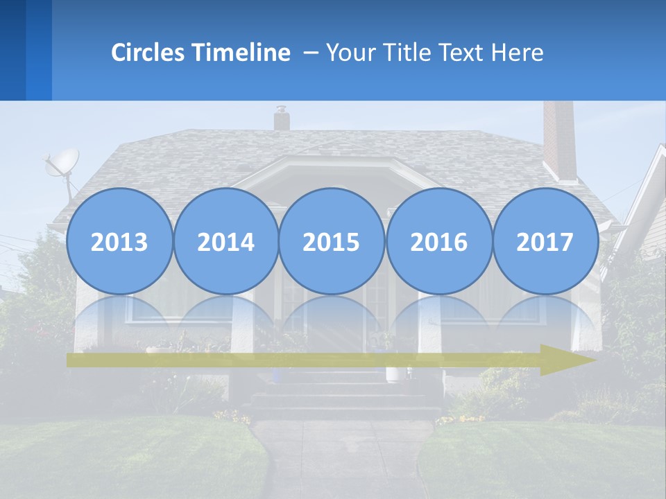 Globe Black House PowerPoint Template